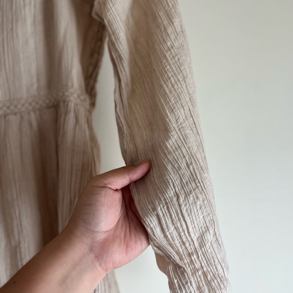 Polagram Beige Long Sleeve Dress - Picture 2 of 9